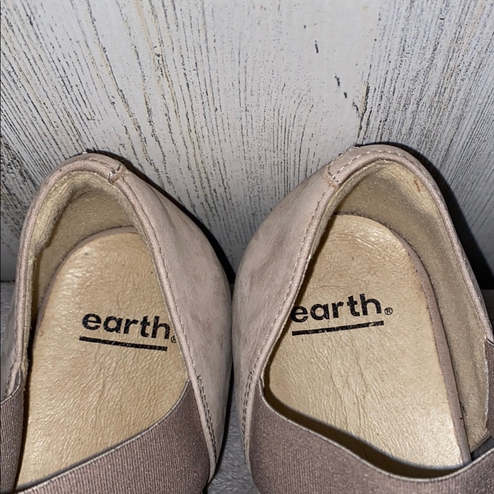 0516 Women's Earth Alder Amoaa Taupe Leather Sandals - Picture 2 of 9